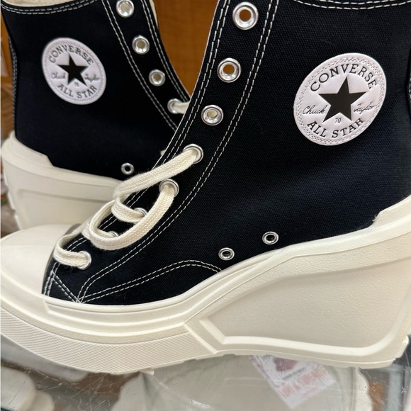 Chunky Converse Chuck Taylor Women’s All Star 75M Chick 70 De Luxe Heels - Picture 8 of 16